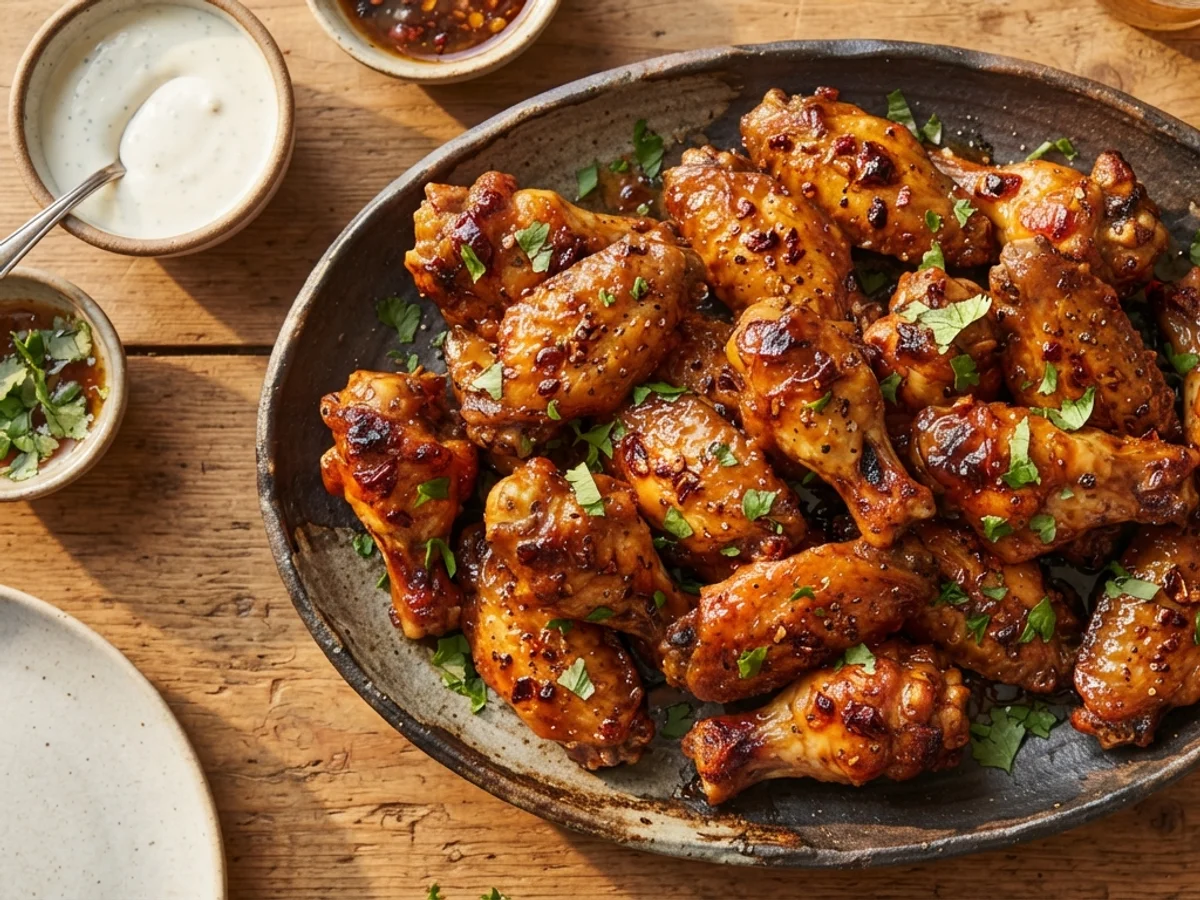 Honey Chipotle Bone-In Wings (16pc)